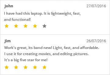 Avis et avis sur les produits Avis et avis sur les produits