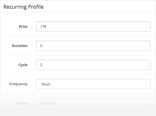 Paiements récurrents Paiements récurrents